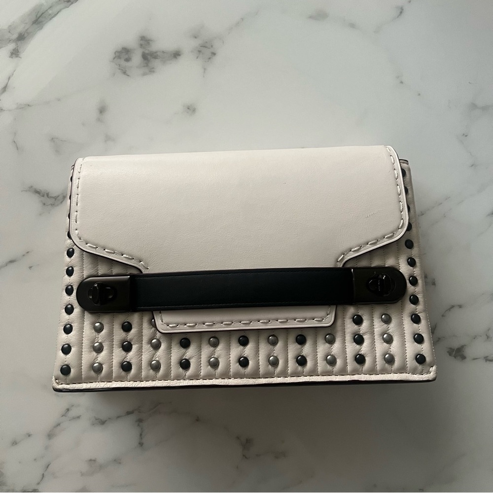 Coach 1941 quilted rivet swagger chain crossbody